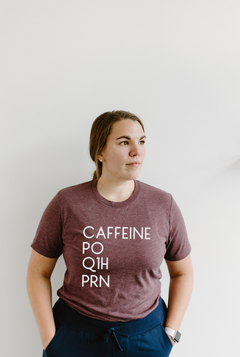 CAFFEINE PO Q1H CLEARANCE UNISEX TEE